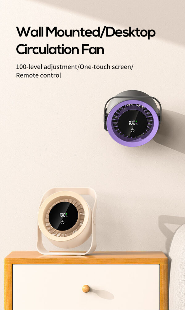 Desktop & Wall-Mounted Fan - Image 3