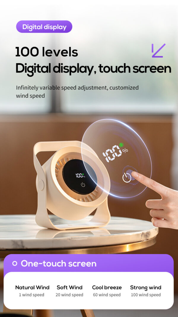 Desktop & Wall-Mounted Fan - Image 8