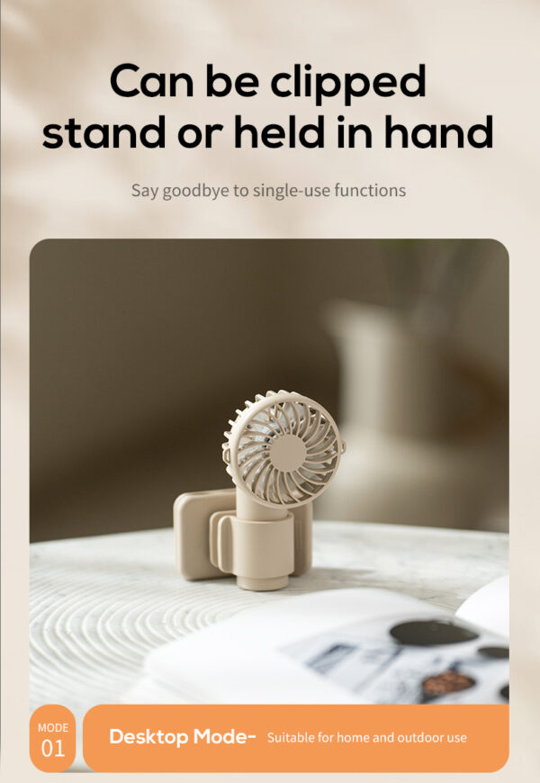 mini outdoor multi-function clip fan - Image 9