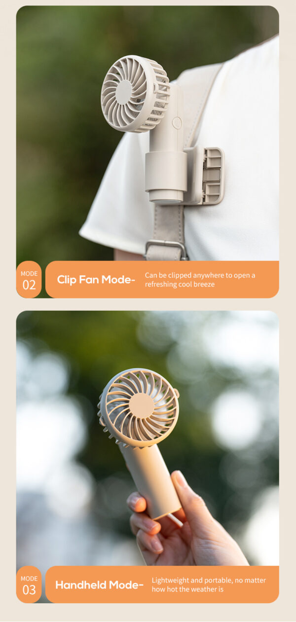 mini outdoor multi-function clip fan - Image 10