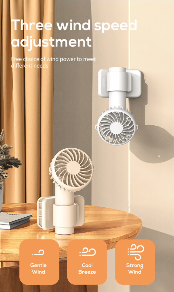 mini outdoor multi-function clip fan - Image 12