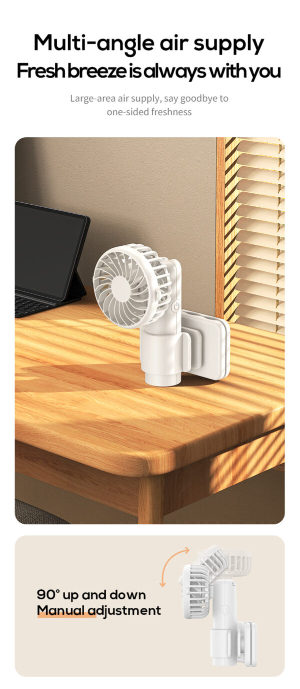 mini outdoor multi-function clip fan - Image 13