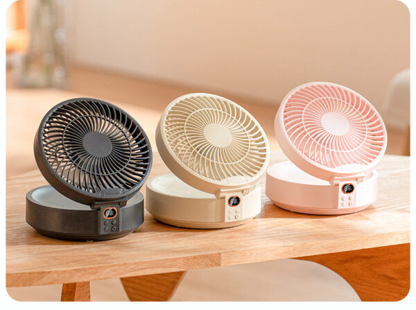 Foldable Wall/Desk Fan with night light - Image 6