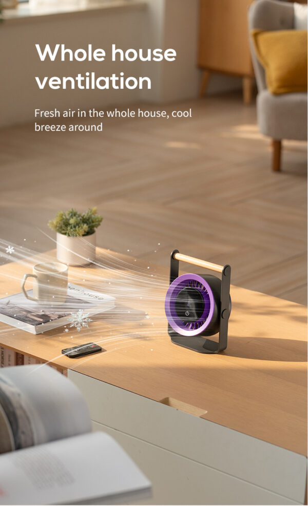 100-speed remote control desktop fan - Image 5