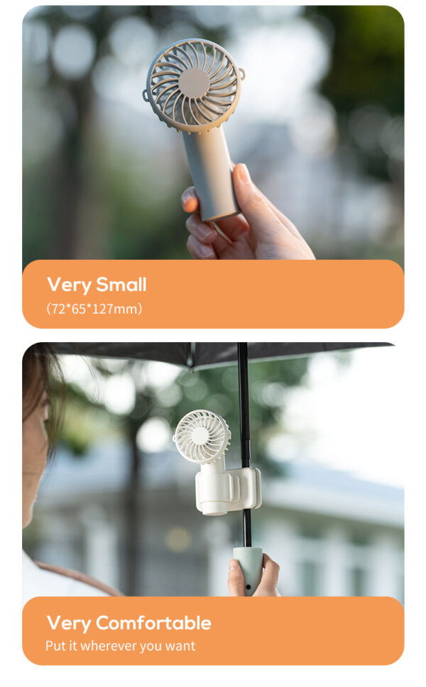 mini outdoor multi-function clip fan - Image 17
