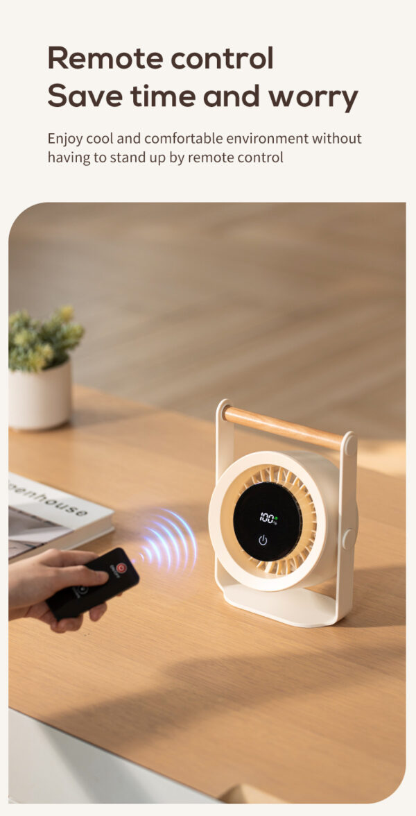 100-speed remote control desktop fan - Image 9