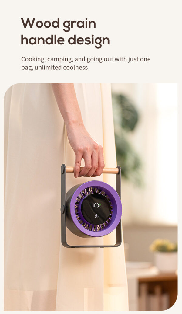 100-speed remote control desktop fan - Image 14