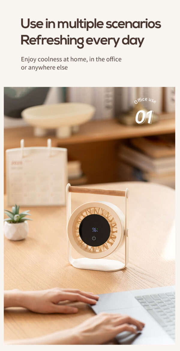 100-speed remote control desktop fan - Image 16