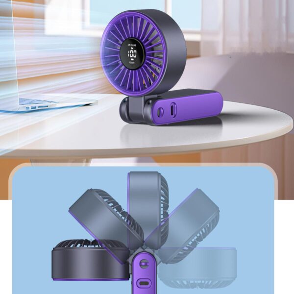 Compact & Portable High-Speed Foldable Fan - Image 4
