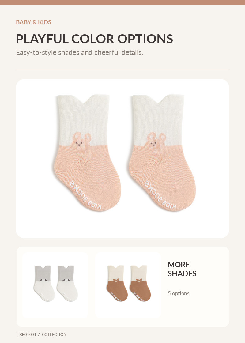 Kids Crew Socks for wholesale buyers – TXK01001, detail image 2