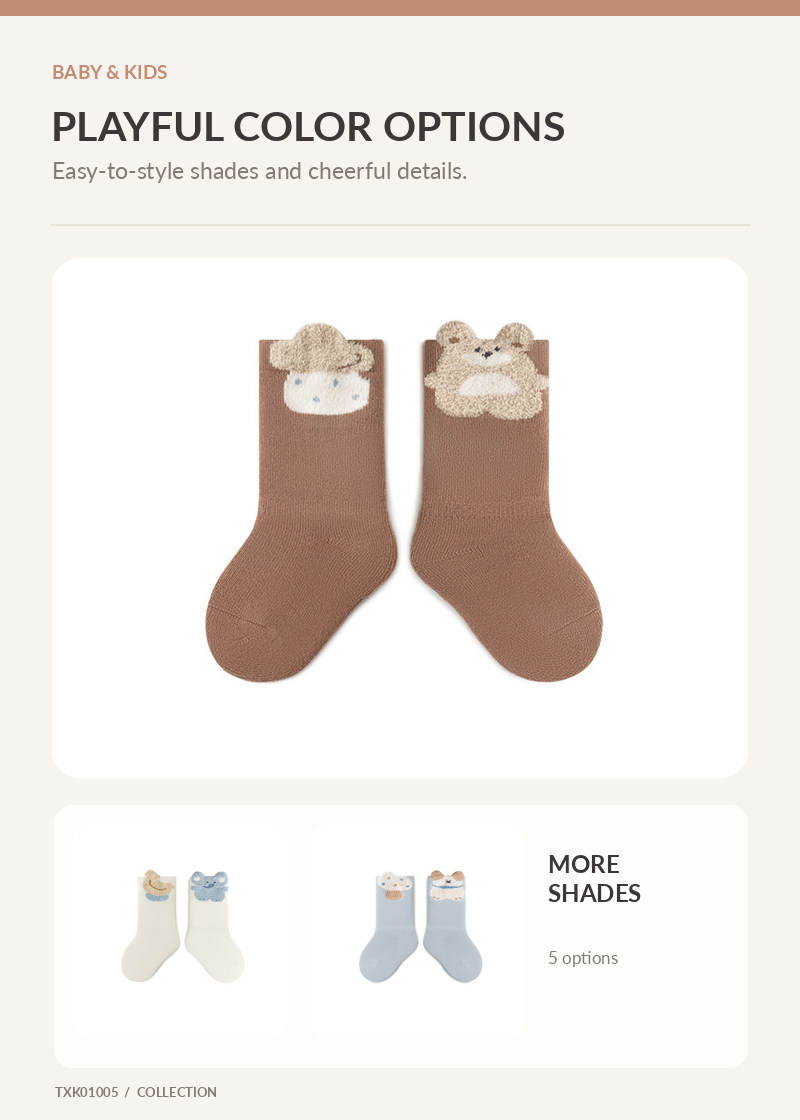 Kids Crew Socks for wholesale buyers – TXK01005, detail image 2