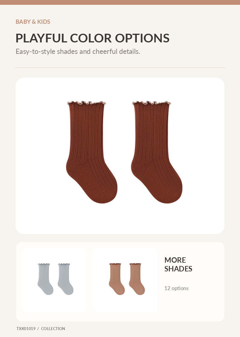 Kids Crew Socks for wholesale buyers – TXK01019, detail image 2