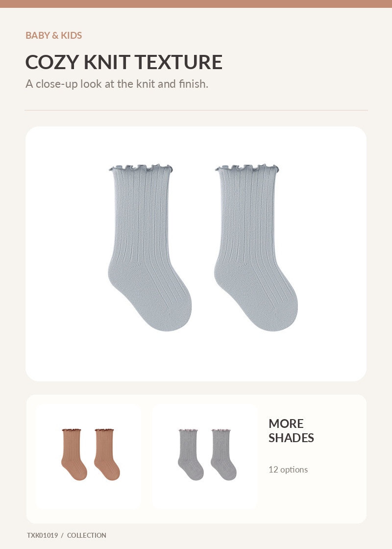 Kids Crew Socks for wholesale buyers – TXK01019, detail image 3