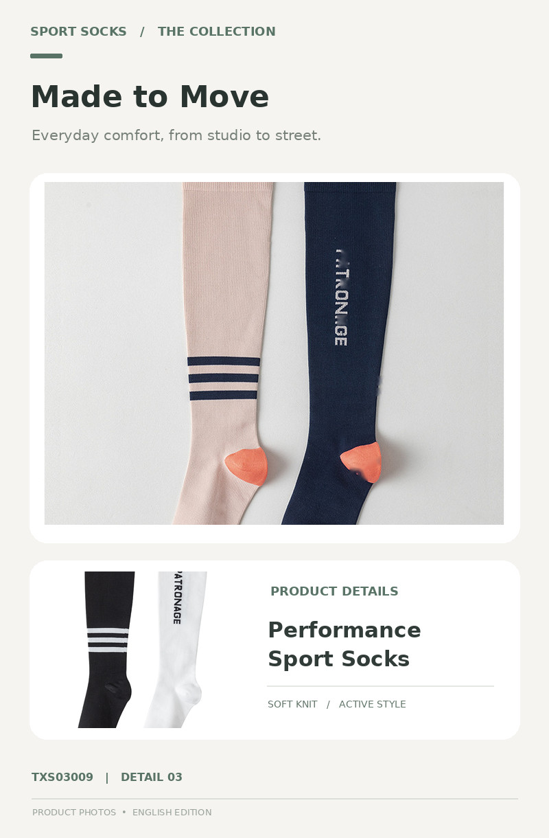 Performance Sports Socks for wholesale buyers – TXS03009, detail image 3