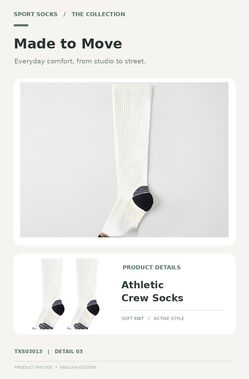 Performance Sports Socks for wholesale buyers – TXS03013, detail image 3