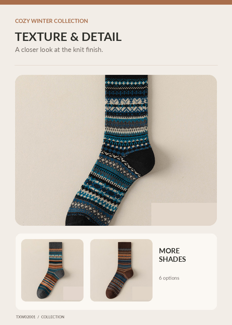 Wool Socks for wholesale buyers – TXW02001, detail image 1