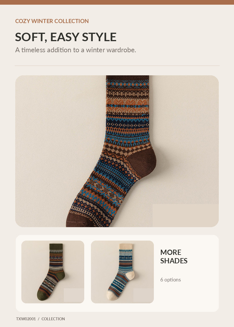 Wool Socks for wholesale buyers – TXW02001, detail image 3