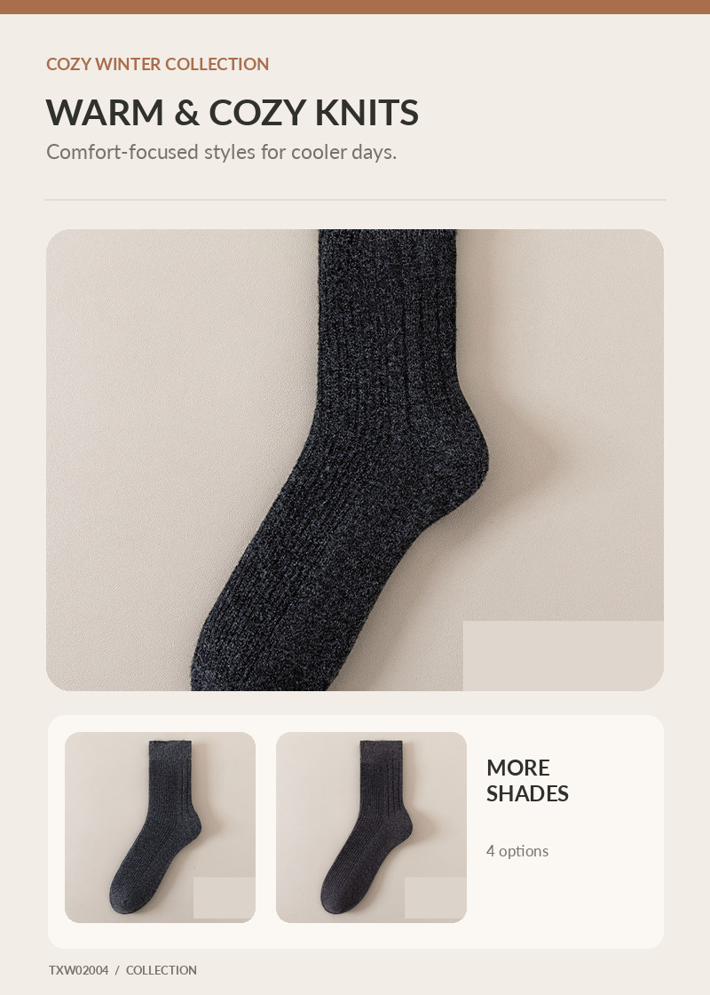 Wool Socks for wholesale buyers – TXW02004, detail image 1