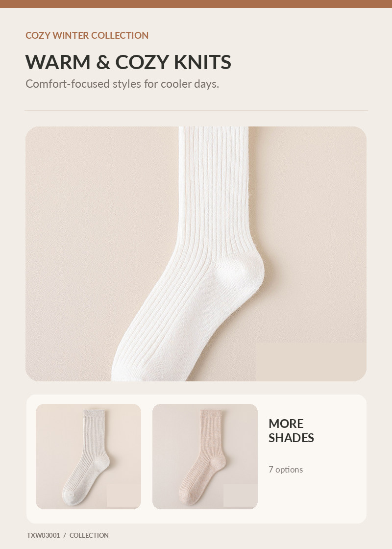 Wool Socks for wholesale buyers – TXW03001, detail image 1