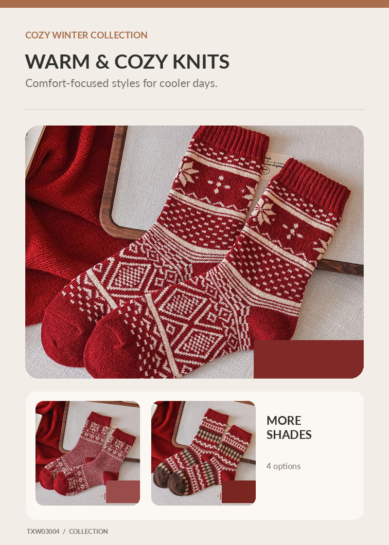 Wool Socks for wholesale buyers – TXW03004, detail image 1