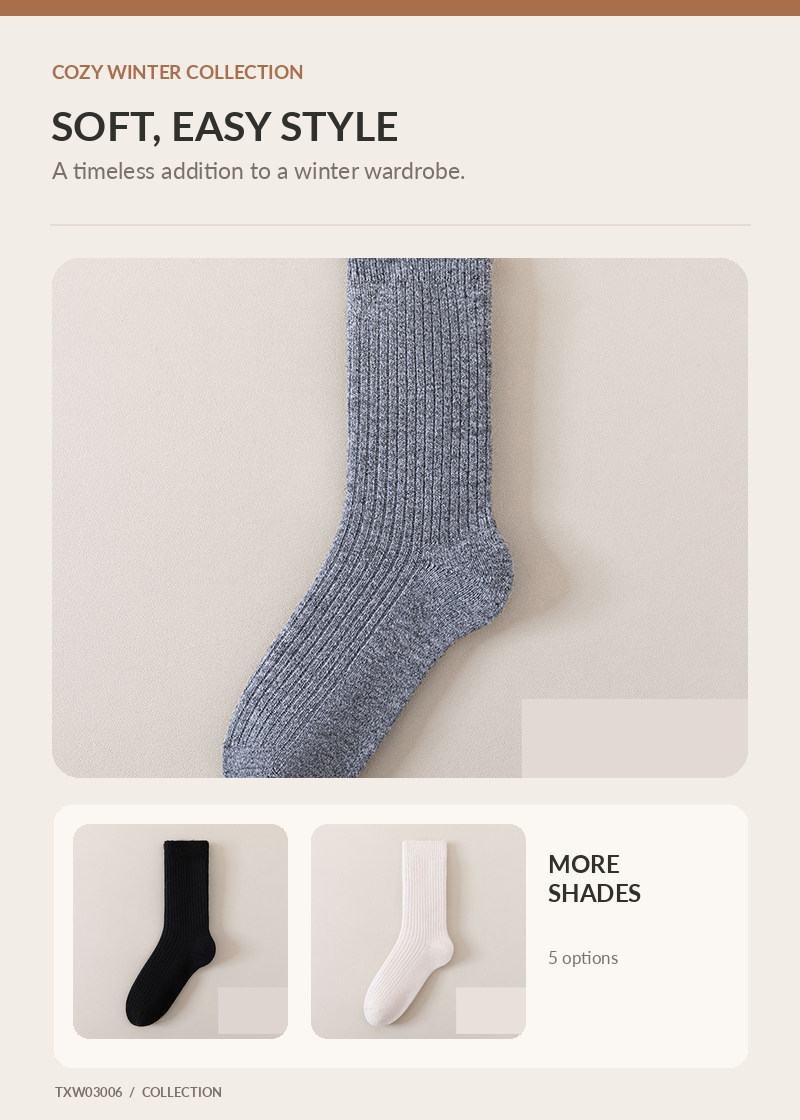 Wool Socks for wholesale buyers – TXW03006, detail image 3