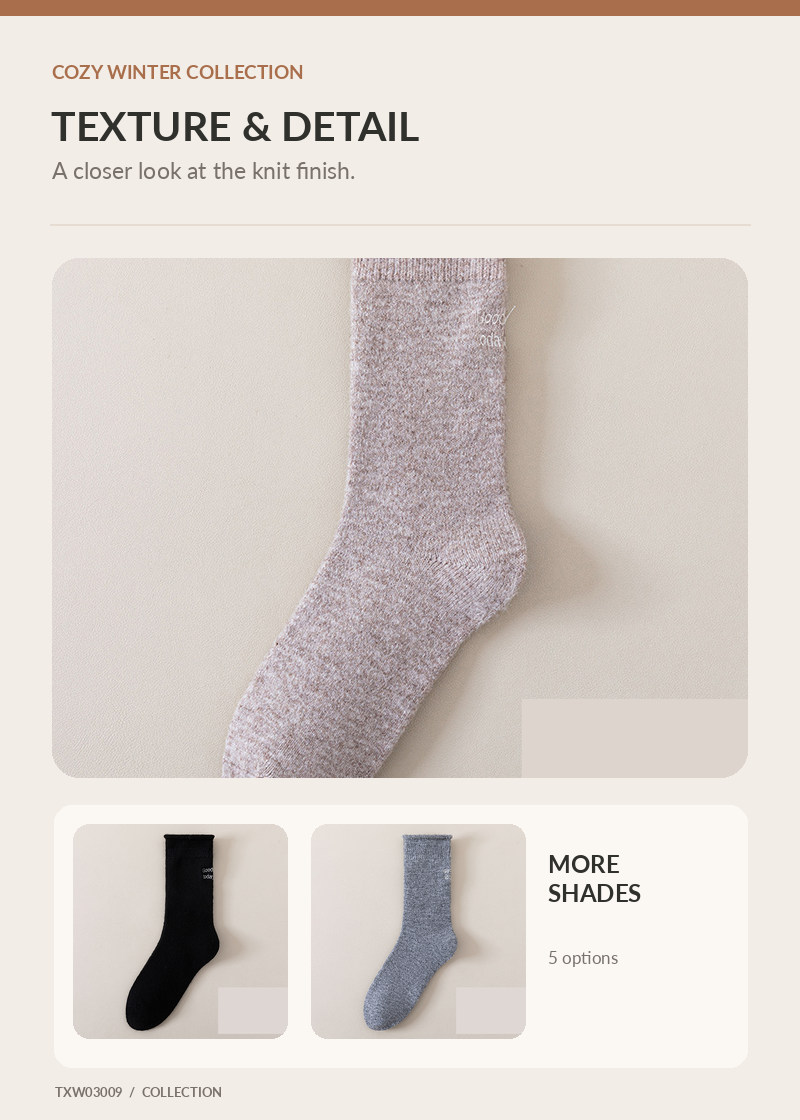 Wool Socks for wholesale buyers – TXW03009, detail image 1
