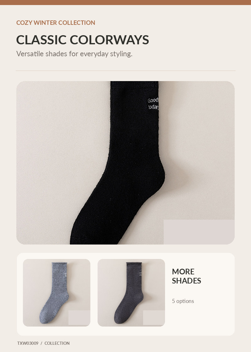 Wool Socks for wholesale buyers – TXW03009, detail image 2