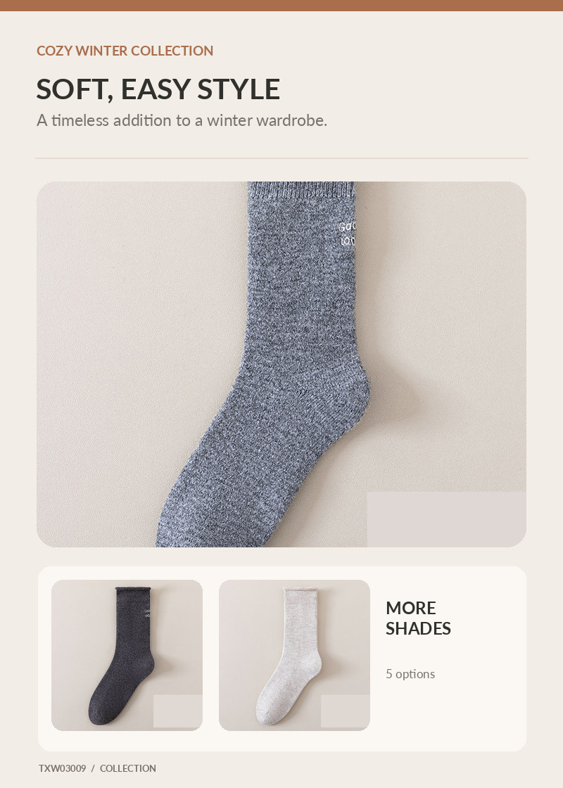 Wool Socks for wholesale buyers – TXW03009, detail image 3